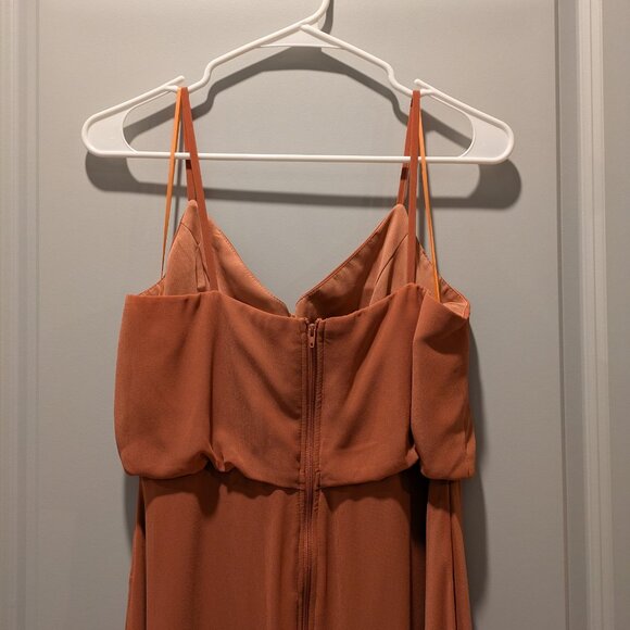 Birdy Grey Gwennie Terracotta Bridesmaid Dress - Picture 3 of 4